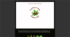 Desktop Screenshot of californiapotseeds.com